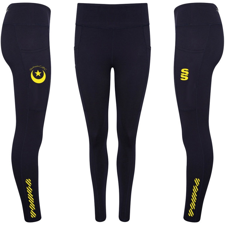 Slaithwaite CC Performance Full Length Leggings : Navy