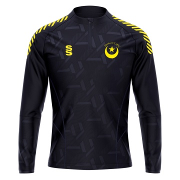 Impact 1/4 Zip Performance Top : Navy (no sponsor)